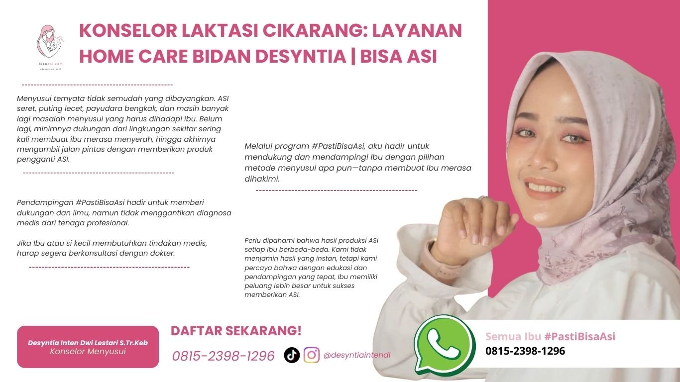 Konselor Laktasi Cikarang: Layanan Home Care Bidan Desyntia | Bisa ASI konselor laktasi cikarang layanan home care bidan desyntia bisa asi
