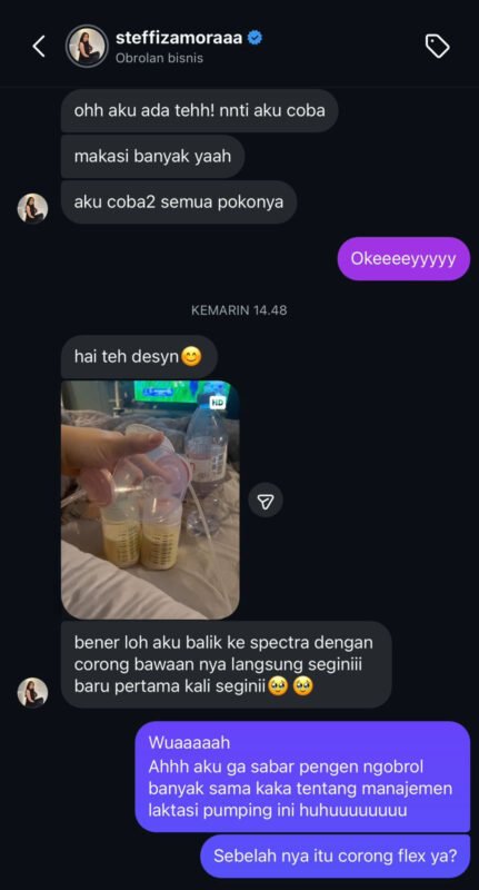 testimoni influencer teh desyn