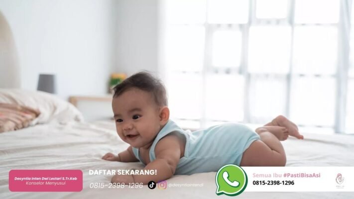 5 manfaat tummy time untuk bayi cegah kepala peyang dan kuatkan leher bisa asi
